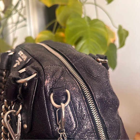 Prada Midnight Purple Shimmering Leather Top
Handle Bag - Picture 11 of 15